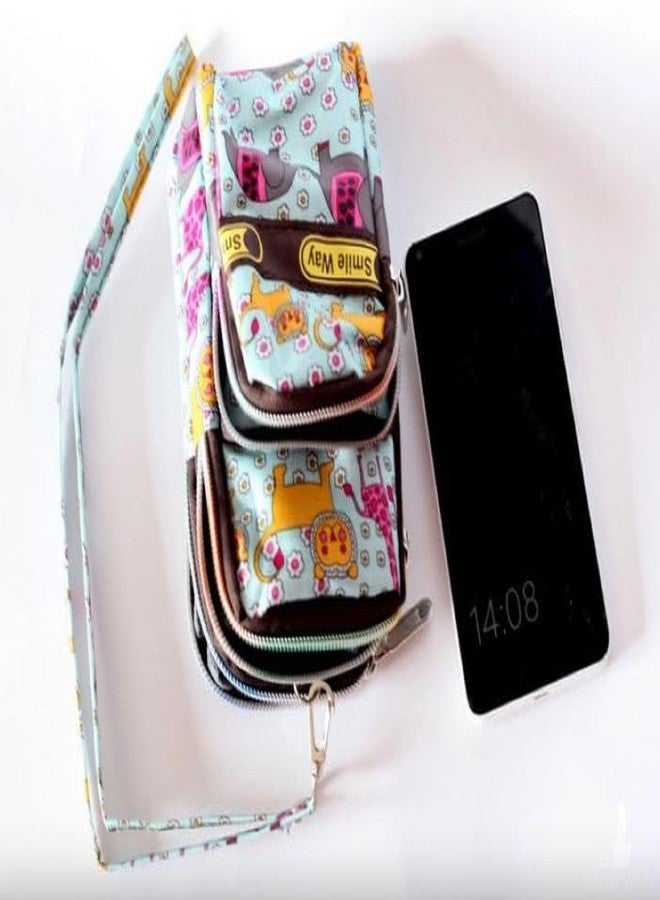 Aeoss Women Mini Crossbody Shoulder Bag Girls Female Multifunction Mobile Phone Pouch Case Belt Handbag Purse Wallet - Image 2